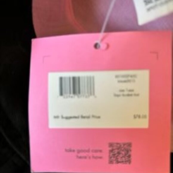 Kate Spade black fabric bucket hat in 100% cotton NWT - Picture 4 of 6